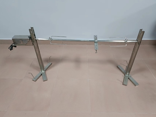 Berkemah CTICK Stainless Steel Spit Roaster Bbq Spit Rotisseries Untuk Aktivitas Keluarga