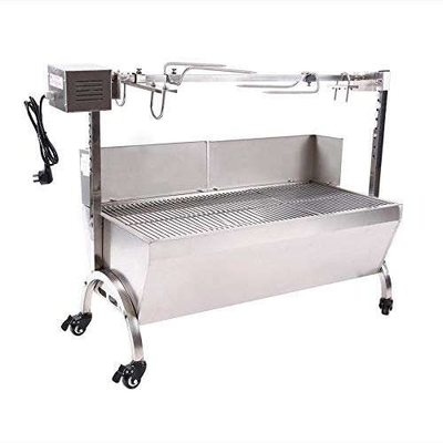 CSA Spit Roast Gas Bbq Arang Barbekyu Domba Babi Gas Bbq Dengan Spit Roaster