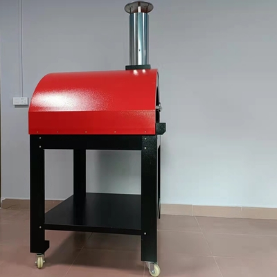 Oven Pizza Dipecat Kayu Stainless Steel Kepulauan, Oven Pizza Dipecat Kayu Baja AGA