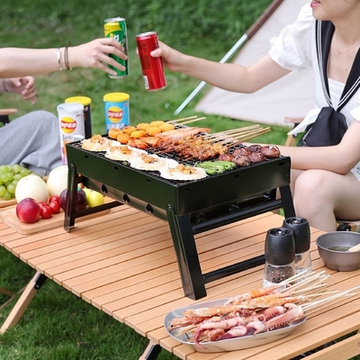 Panggangan BBQ Arang Berkemah di Luar Ruangan