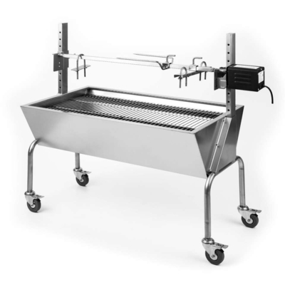 304ss Hiking Barbekyu Spit Roaster Arang Barbekyu Spit Roast Bbq
