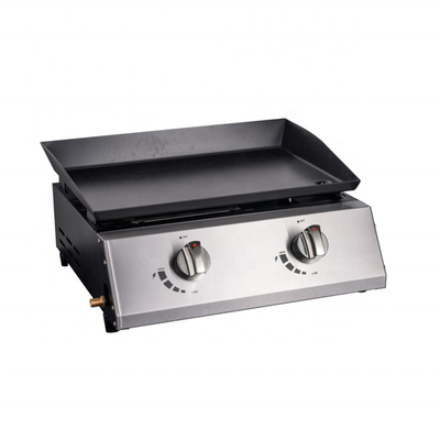 Outdoor Plancha Grill Suhu Tinggi CSA Gas Bbq Dengan Plancha