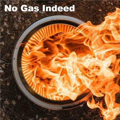 Lubang Api Portabel Stainless Steel 304 AGA Outland Untuk Berkemah Arang