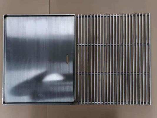 201 Panggangan BBQ Teppanyaki Stainless Steel 4mm Panggangan Dalam Ruangan Teppanyaki