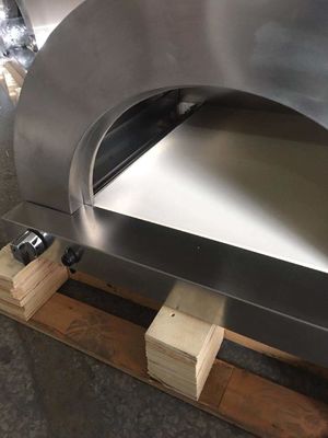 20000btu Stainless Steel Kayu Dipecat Pizza Oven Ponsel Kayu Dipecat Pizza Oven
