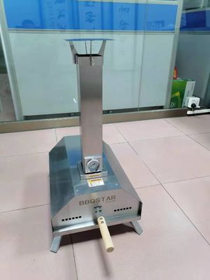 Oven Pizza Mini Stainless Steel Portabel 201ss 5 menit Oven Pizza Luar Ruangan Mini