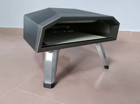 600x400 CSA Gas Pizza Oven Komersial CT 108 GA Steel Pizza Oven