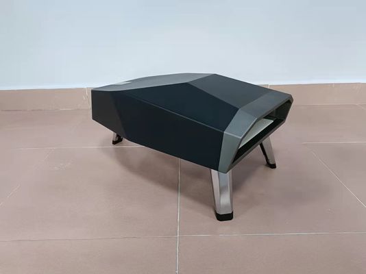 Oem 305x305mm Gas Pizza Oven CE Oven Pizza Komersial Luar Ruangan