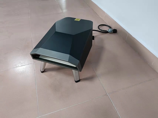 Resipi stainless steel besar oven pizza gas dengan pintu yang bisa dilepas