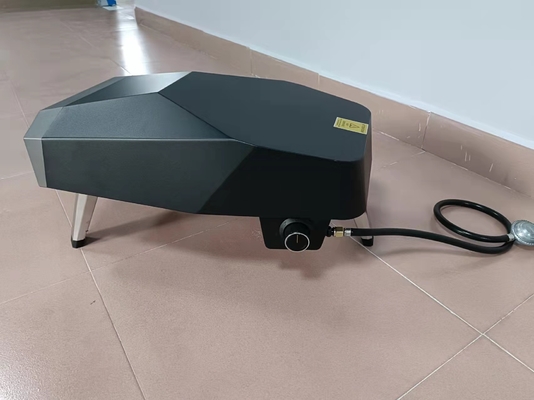 400mm Gas Bertenaga Pizza Oven Luar Ruangan Portabel Merah CSA Mini Pizza Oven Gas