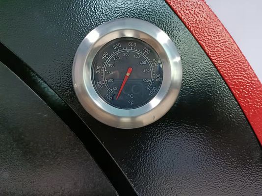 410C CSA Steel Wood Fired Oven Kompor Kayu Luar Ruangan Dengan Pizza Oven