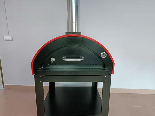 Bata Stainless Steel Kayu Dipecat Pizza Oven Machine Outdoor
