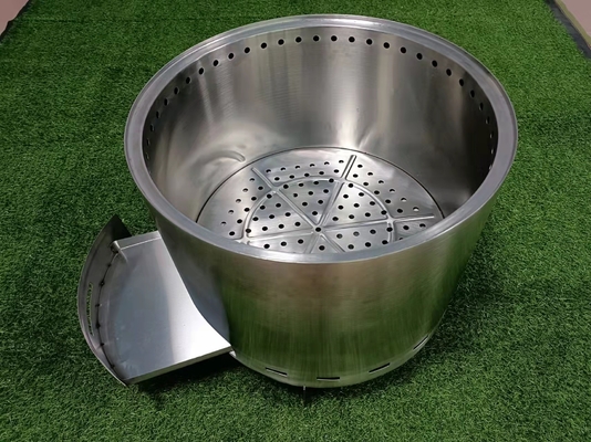 Lubang Api Portabel Logam Luar Ruangan 304ss CSA Garden Square Fire Pit