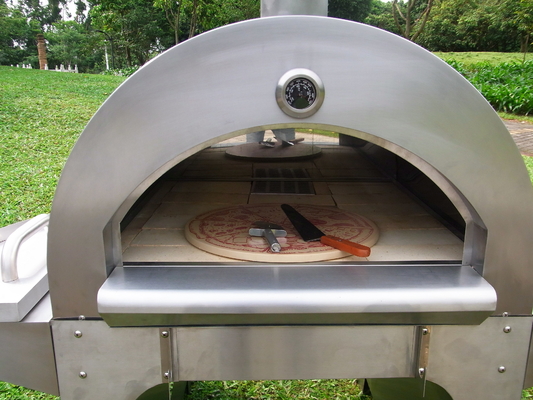 750mm Stainless Steel Kayu Dipecat Pizza Oven Spatula Stainless Steel Kayu Dipecat Oven