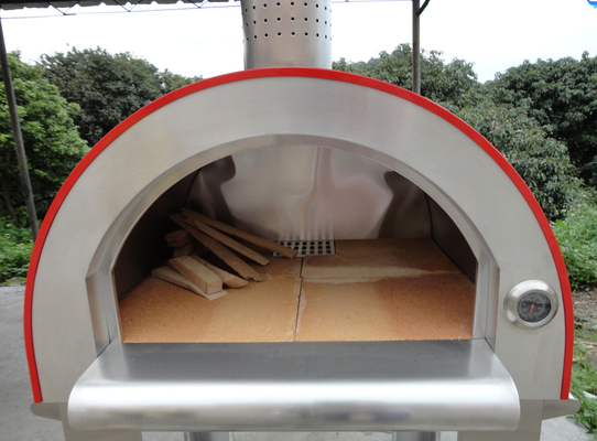 Oven Pizza Dipecat Kayu Stainless Steel