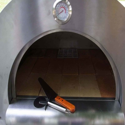 Oven Pizza Dipecat Kayu Stainless Steel